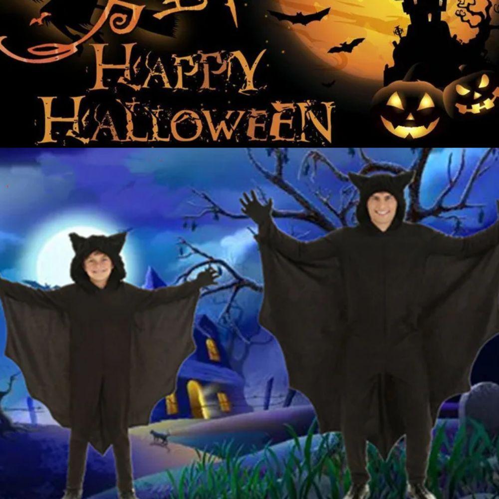 Multipurpose Halloween Kids Cape Nightclub Bar Dress Witches Robes Cool Bat Reaper Cloak  Children