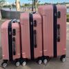 20-Inch Durable ABS Trolley Suitcase with Customs Lock and Silent Universal Wheels, 24-Inch Available
