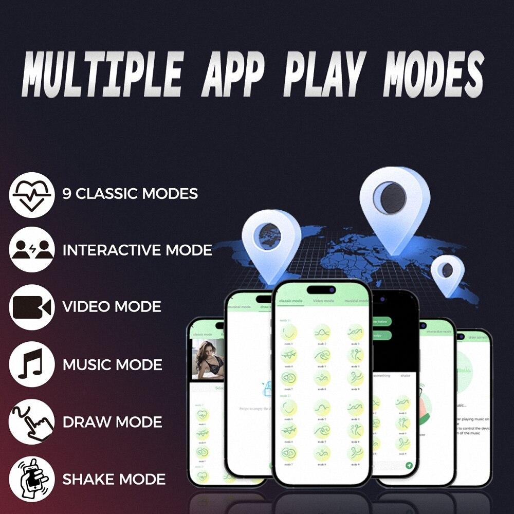 APP Controlled Tongue Penis Vibration Ring Vibrační kroužek na penis na penis pro muže Pár Oddálení ejakulace Mužský masážní přístroj Šourek Varlata Vibrátor