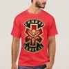 Combat Skull & Swords Cross Star of Life Patch T-Shirt. Premium Cotton Short Sleeve O-Neck Mens T Shirt New S-3XL