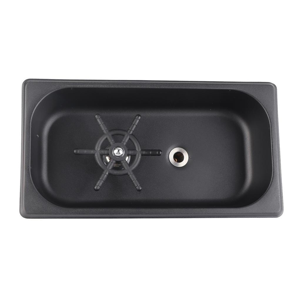 Cup Washing Machine Stainless Steel Bar Glass Rinser Cleaner Equipment G1/2 Male Thread