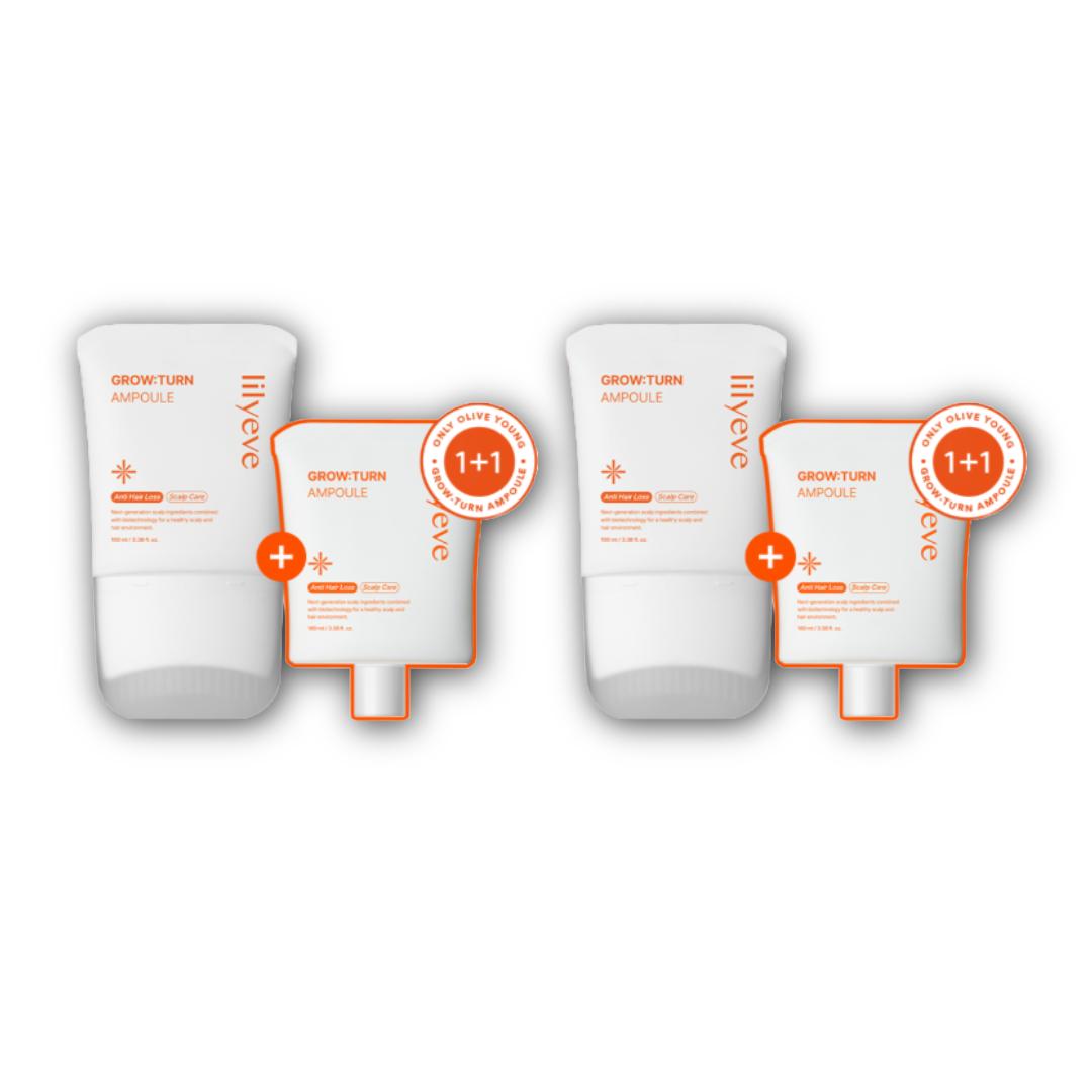 

lilyeve Growturn Кистевая ампула для роста волос 100 мл, рефилл 100 мл (7 вариантов) #Set 2 (100ml+100ml x2)