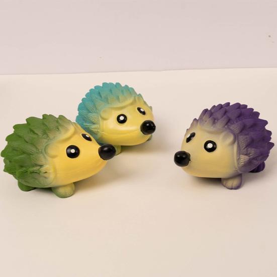Dog Chew Toy Bite Soft Cartoon Resistant Creative Pet Dog Hedgehog Shape Teeth Grinding Toy