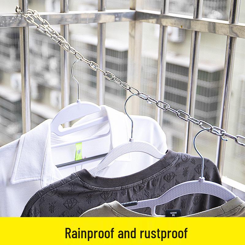 Větruvzdorné nerezové šňůry na prádlo 304 pro sušení na balkoně