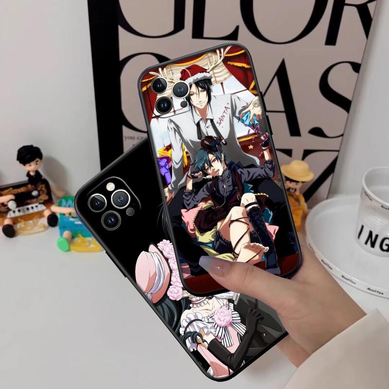 RP7 Black Butler New High-End Shell Phone Case for Xiaomi Poco F8 M4 M5 M6 M7 X3 X6 X7 Pro GT NFC Ultra