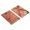 Glass Kitchen Chopping Boards with Graphics Brick Wall 2x40x52 Cm