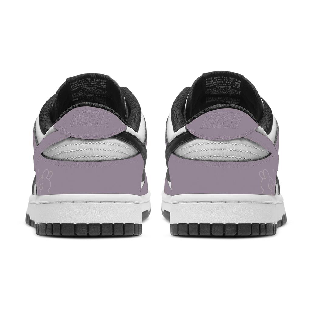 Nike Dunk Taro Paste Rabbit Hug Abrasion Resistant Low top Skateboard Shoes Unisex Purple White CW1590-100(Team529-)