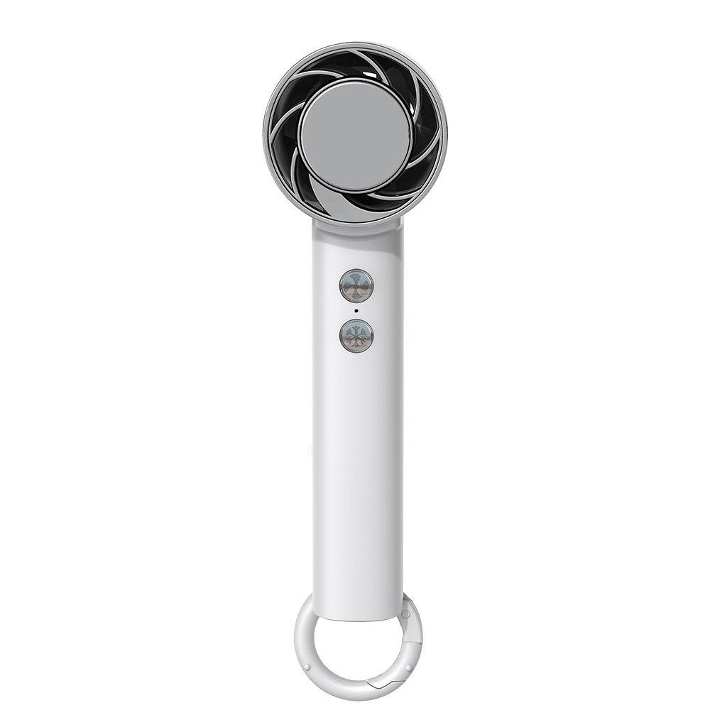

Portable Foldable USB Hanging Neck Fan: Compact Mini Fan with Handheld Option, High Speed, and Long Battery Life for Outdoor Use 52x51x175 mm белый