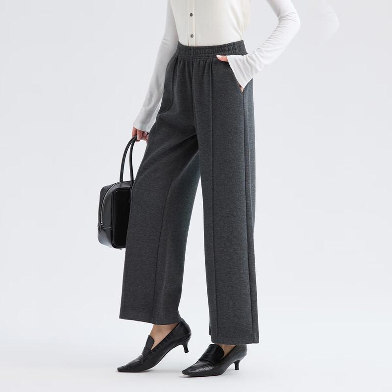 FivePlus Women's Casual Straight-Leg Wide-Leg Trousers