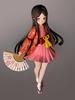 PM Office A (PLUM) Plafia Suwa-hime Project Suwa-hime Mini Figure Bundle Set Approx. 135mm Non-Scale Pre-Colored Plastic Model Assembly Kit PP281