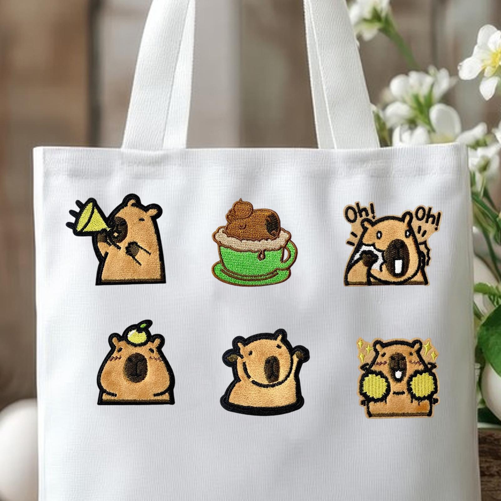 

Животные Термонаклейки Капибара Форма Нашивки Для Рюкзаков Милые Вышитые Аппликации 14 Штук Для Учителей Подростков Родителей CHINA