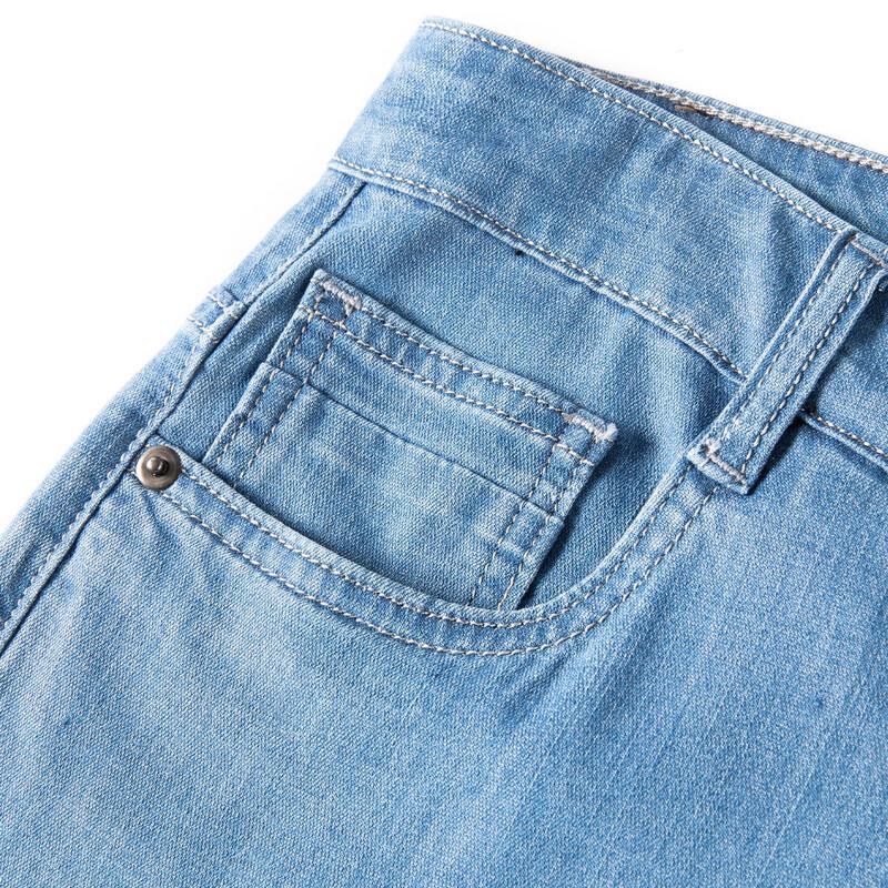 MONTAGUT Men's Tencel Blend Straight Leg Jeans