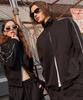 Veste de survêtement Galex zippée sur toute la longueur, deux sens, Noir Ga5533 Bk