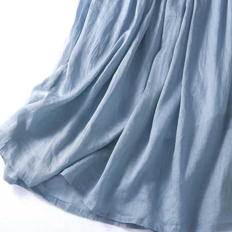 Women's Fashion Casual Solid Color Print Summer Spring Skirt