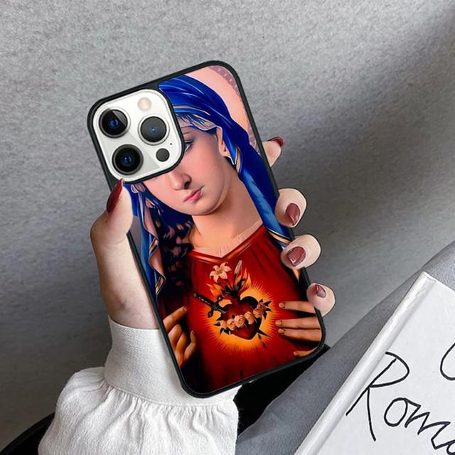 Virgin Mary And Jesus Phone Case Cover For iPhone 17 Air 16 15 14 plus 11 12 13 pro max coque Shell Fundas