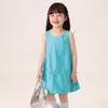 LUSON Girls' Sleeveless Summer Dress