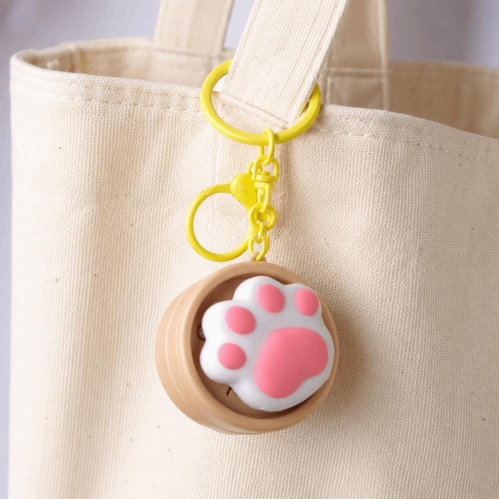 Light-up Press Keyboard Keychain Mini Sensory Clicker Toys Cute Button Clicker Keyring Kids Toy