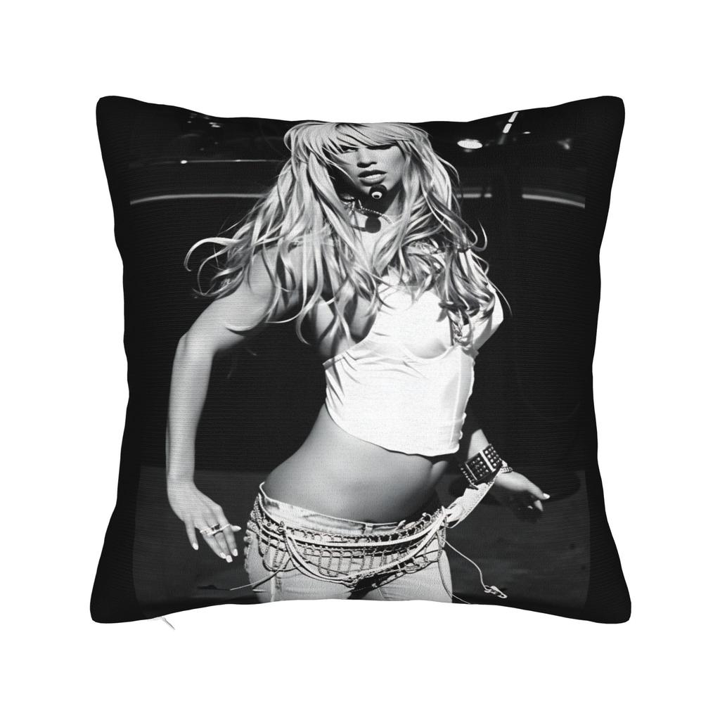 Pillow Case Star D-De Britneys-Spears Singer Square Pillow Cover For Sofa Bedroom Home Decor Funny Pillowcases