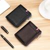2023 Men's RFID Leather Wallet - Short, Anti-Theft, Cowhide Card Holder, Driver's License Wallet