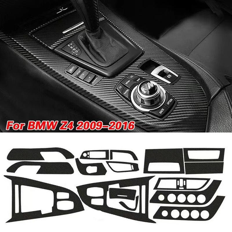 BMW Z4 E89 09-16 Black Carbon Fiber Interior & Exterior Decals