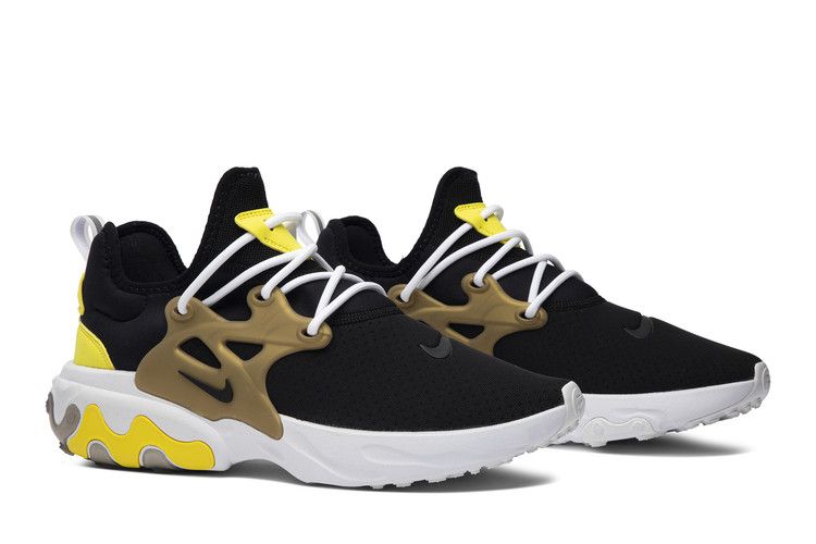 Men's Sneakers Nike React Presto Brutal Honey Black/Black-Yellow Streak-Metallic Gold-White