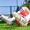 Foreign Trade Children's Football Shoes Velcro Men's and Women's Sports Football Shoes Broken Nails Student Football Game Training Shoes