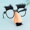 9pcs Black Glasses with Eyelash Nose Beard Halloween Party Decoration Glasses for Women Men Funny Prank Performances Wholesale