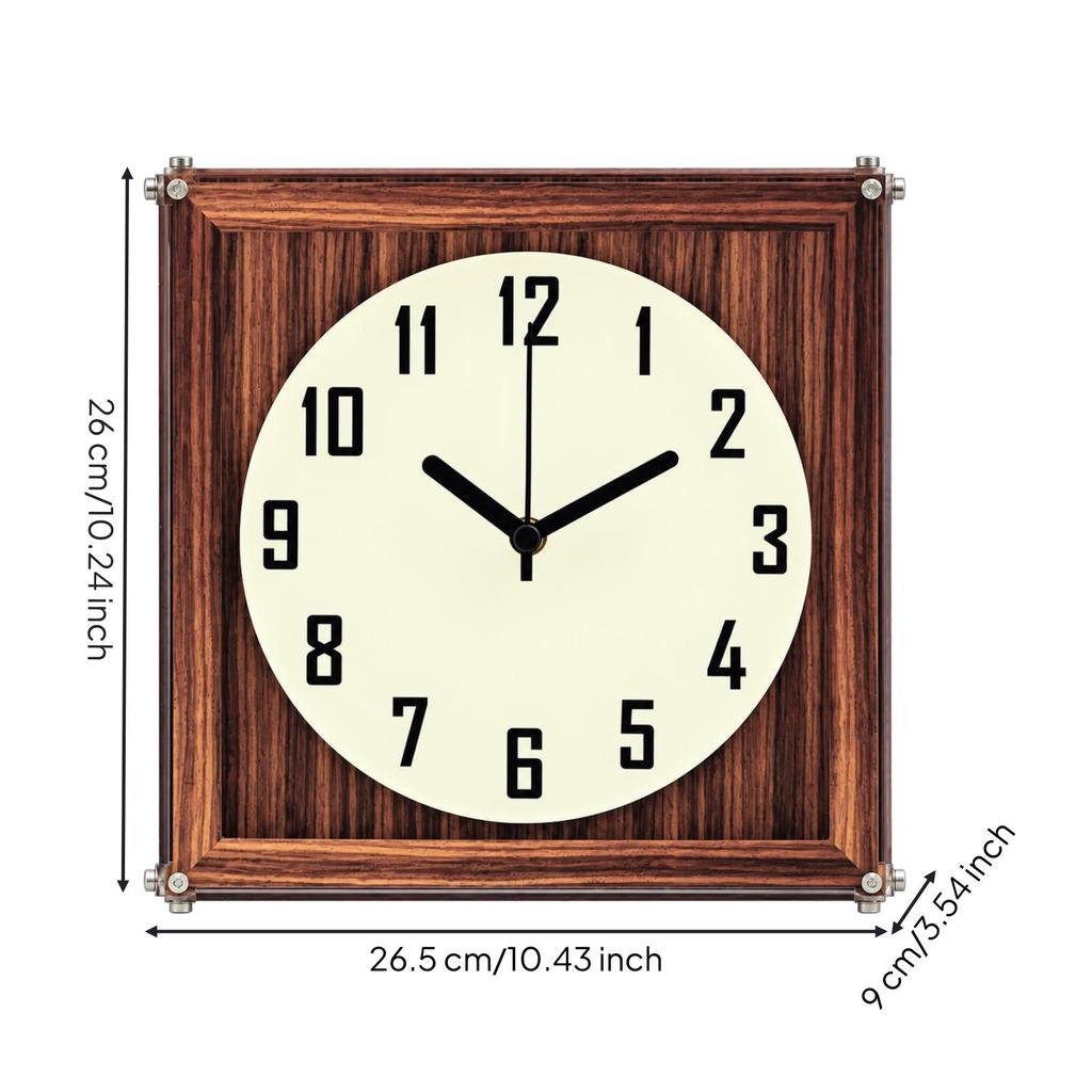 Double Sided Wall Clock Modern Double-Sided Long-Lasting