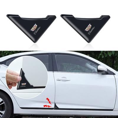 2Pcs Silicone Car Door Corner Cover Anti-Scratch Protection Stickers for Seville XT4 CT4 CT5 SLR CTS DTS ATS Escalade