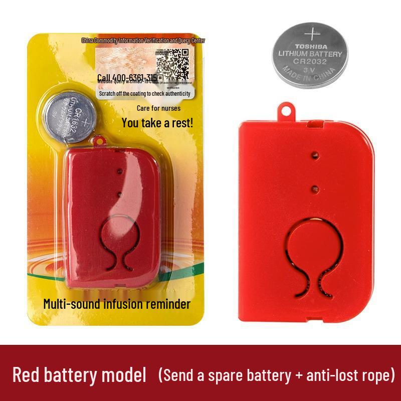 Rechargeable IV Drip Reminder: Infusion Buddy with Low Medication Alert