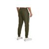 Under Armour Rival Letter Print Drawstring Fleece Jogger Pants Men Bottoms Green 1379776-390