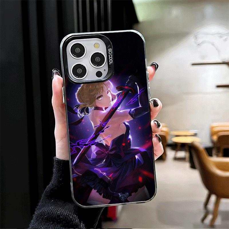 Fate Zero Stay Night Saber Shockproof Phone Case for iPhone 17 Air 16 16E 15 Pro Max 14 Plus 13 Mini 12 Back Cover Anti Fall Fun