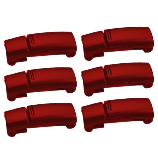6Pcs Magnetic Lazy Shoelace Buckle Set No Tie Quick Lock Laces Clips Save Time Energy Double Lock