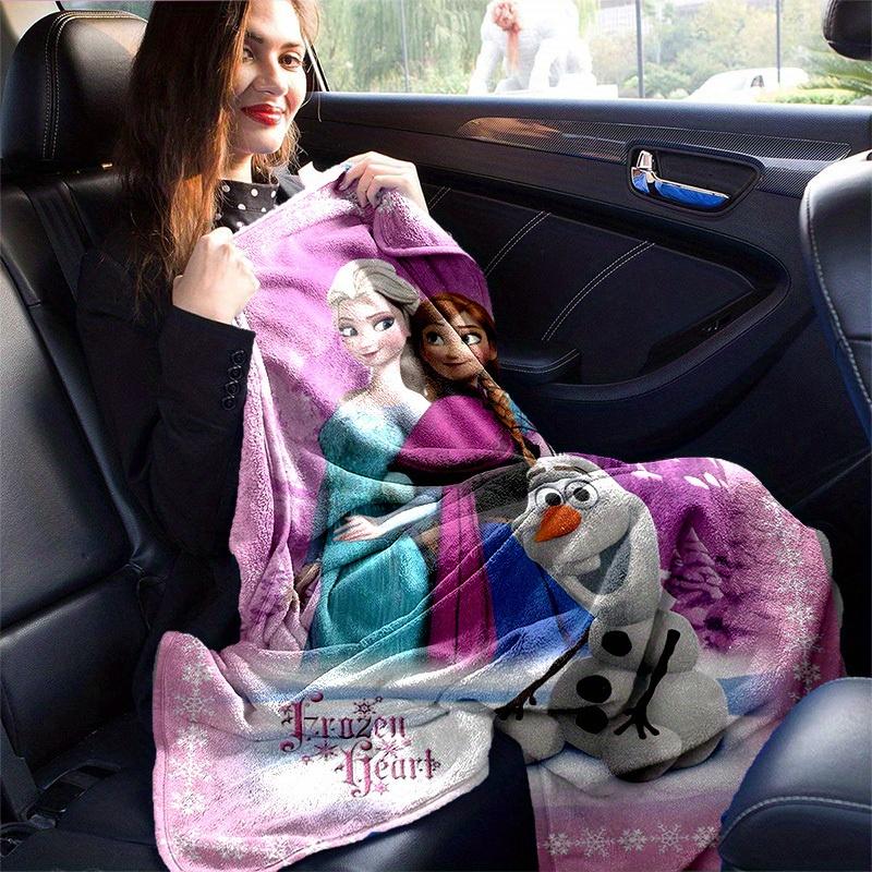 1pc, Frozen Heart Home Decor Cozy Blanket: Perfect Gift for Bedroom, Living Room, Travel, Camping, Car