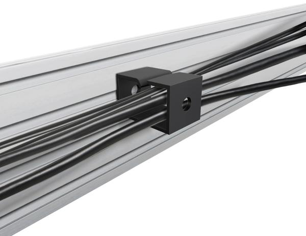 

B-Tech BT8390-CMC/B SYSTEM X - cable clip - 3 pcs./ for cable fastening system behind mounting rails, B-Tech чорний