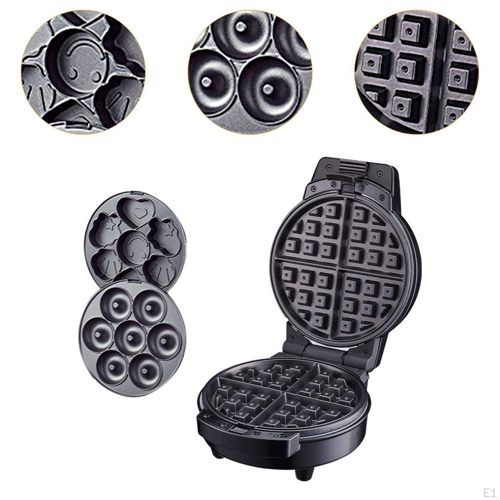 Waffeleisen 3 in 1 Antihaft-Frühstück für Versammlungen Restaurants Zuhause
