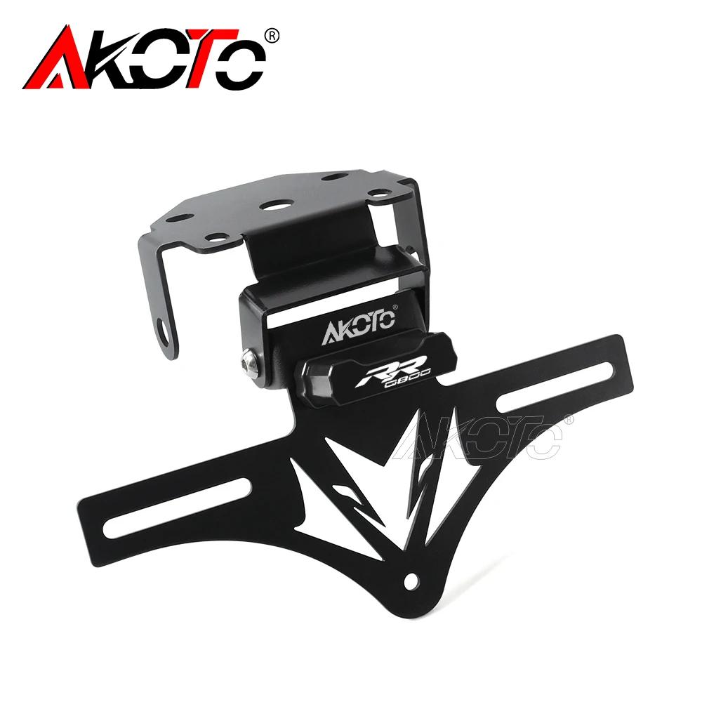 Tail Eliminator Accessories FOR QJMOTOR SRK800 SRK 800 800RR 2024 2025+ Motorcycle CNC Fixed Foldable License Plate Holder