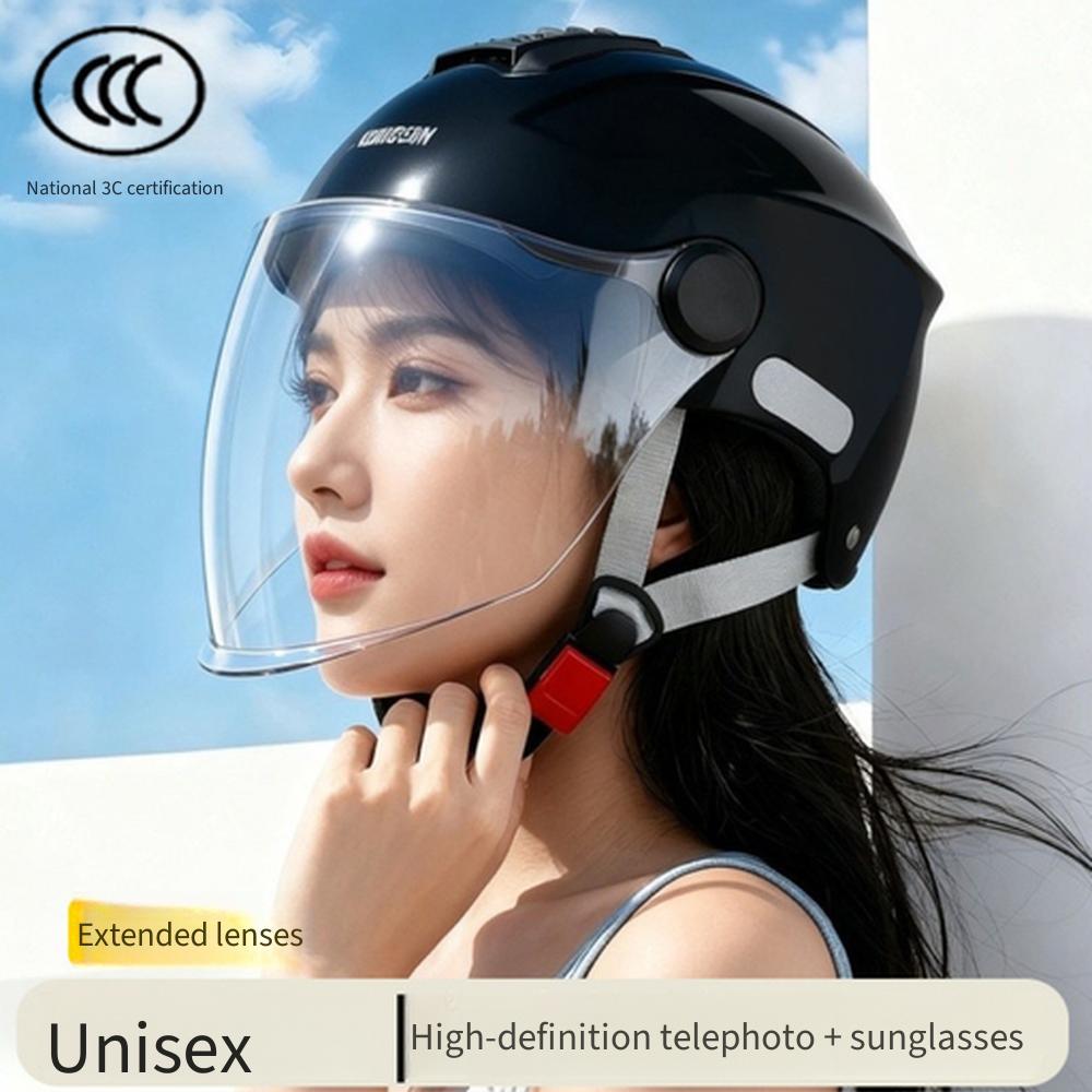 3C‑Certified Women Electric Scooter Helmet, 2026 New Summer Full‑Face Safety Helmet, UV‑Protection Sun‑Shock Protective Helmet for Ladies