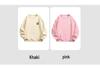 2024 Men's Heavyweight Cotton Round Neck Hoodie - Autumn/Winter Loose Fit with Plus Velvet Thickening, Trendy Style