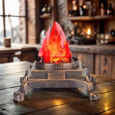 Fire Lamp Electric Realistic Fire Decorations Halloween Lights For Kids Bedrooms Outdoors Lawn Holiday Night Indoor Thanksgiving