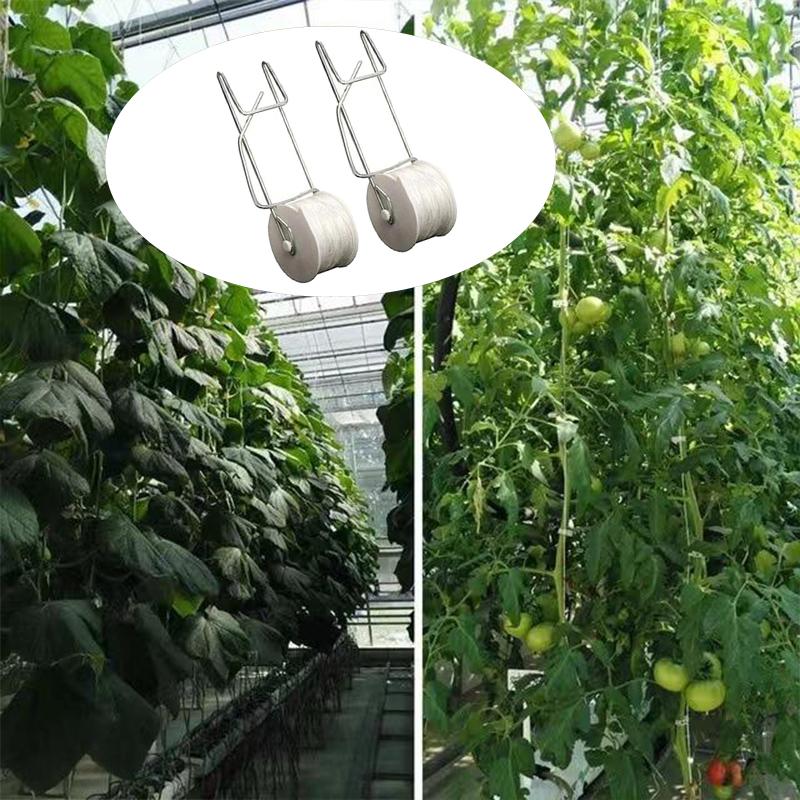 6PC Tomato Cherry Hook Grid Line Greenhouse Tomato Hook Suitable For Supporting Potted Plants