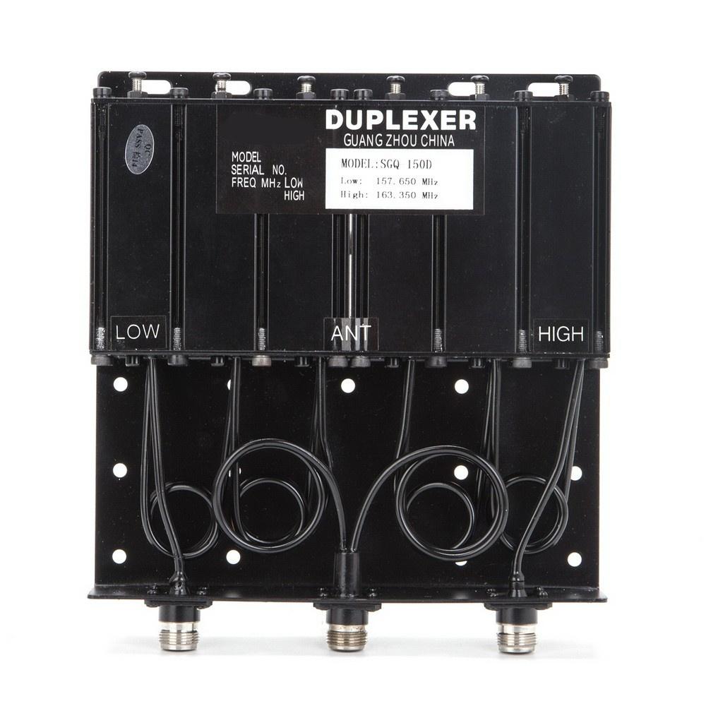 Durable 50W Vhf Duplexer 6 Cavity N Female Connector  136-174Mhz Repeater