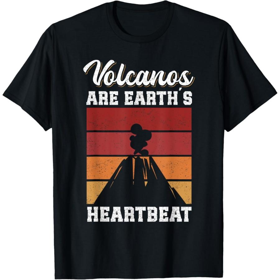 Volcanoes Are Earth´s Heartbeat Hawaii Volcano T-Shirt S