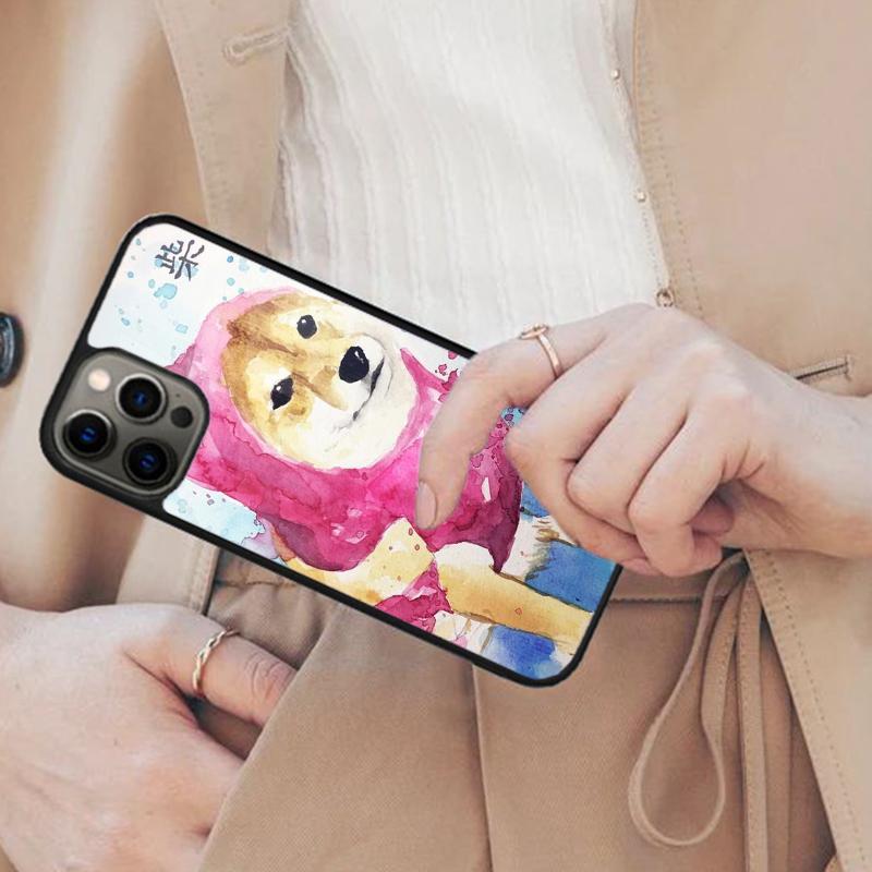 

Cute Kawaii Shiba Inu Magnetic Phone Case For APPLE iPhone 17 Air 16 14 13 12 Pro Max 15 Plus Wireless Charge With MagSafe Cover iPhone 14