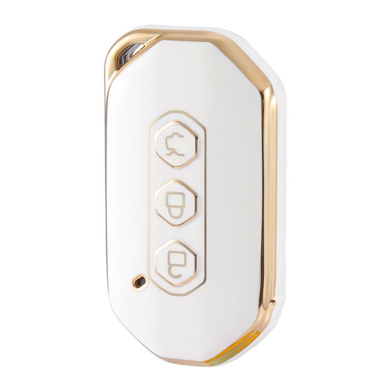 Fashionable Gold Edge TPU Key Cover for 2020 Wuling Ka Jie