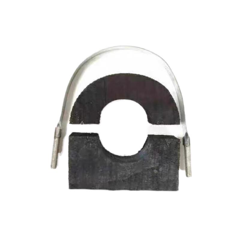 Wooden Pipe Support Clamp for DN40 Pipes
