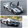 1:24 ONE-1 Miniature Toys Cars Alloy Diecast Models Pull Back Vehicles 4 Doors Opened Sports Car Toddler Toys For Kids Gifts