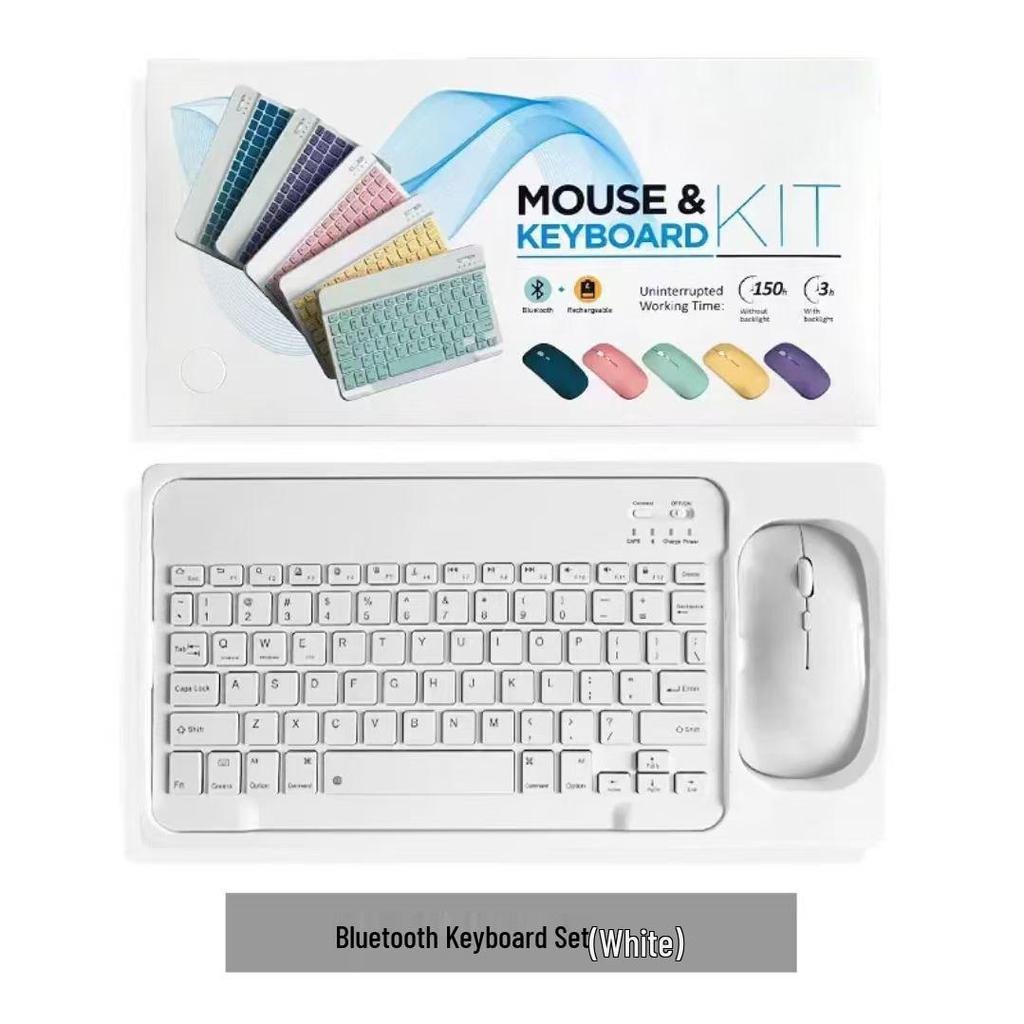 Compatible with iPad Mini, Xiaomi Bluetooth Keyboard & Mouse, Huawei Phone, Tablet & Laptop for Wireless Connectivity