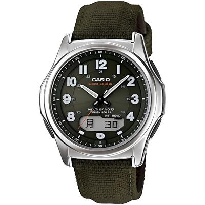Casio Mens Solar Watch Green WVA-M630B-3AJF