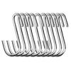 5/20pcs S-Shape Hooks Kitchen Bathroom Stainless Steel Multifunctional Hanging Hook Rack Clothes Bag Towels Plants Hanger Hook